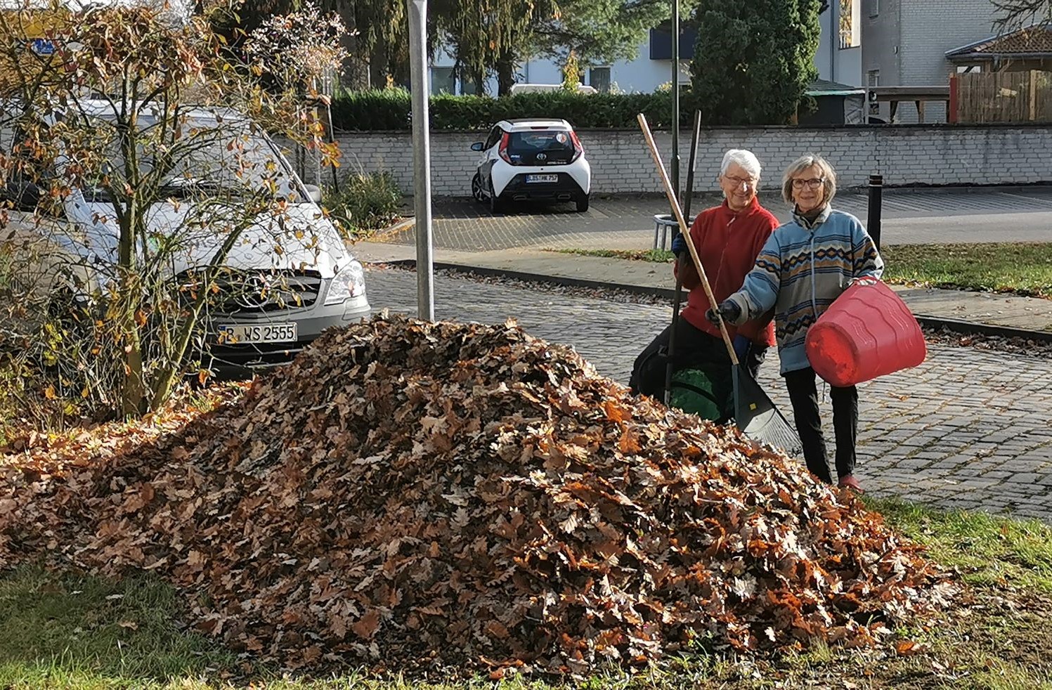 Laubhaufen